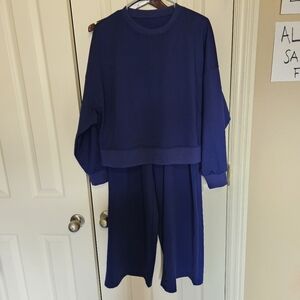 Womens Navy Blue Set